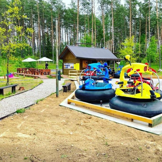 Pastelowy Domek Z Balia Elektryczna Z Jacuzzi Zalakowo Εξωτερικό φωτογραφία